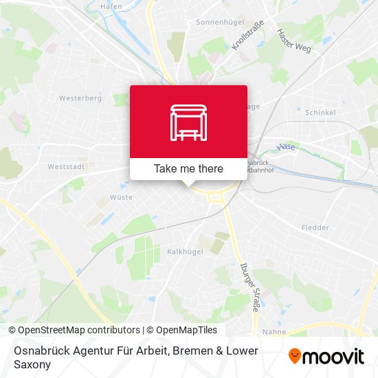 Osnabrück Agentur Für Arbeit map
