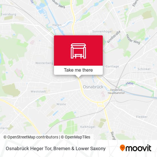 Osnabrück Heger Tor map