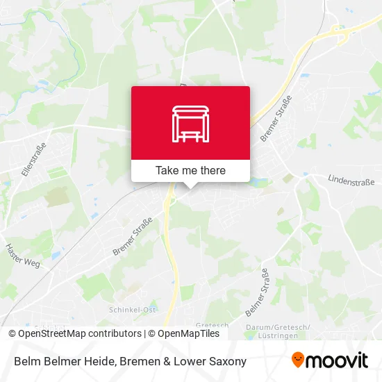 Карта Belm Belmer Heide