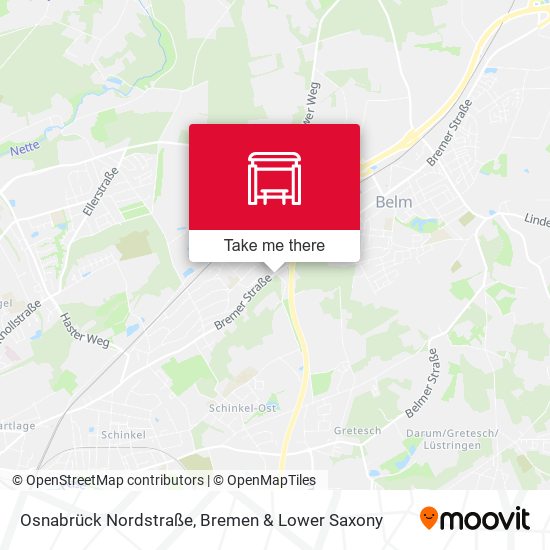 Osnabrück Nordstraße map