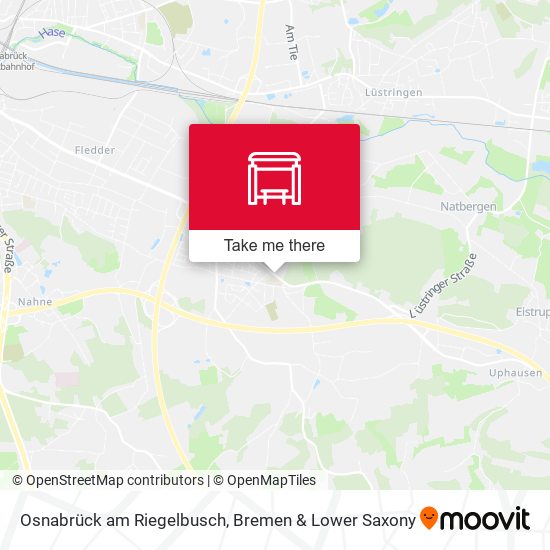 Osnabrück am Riegelbusch map