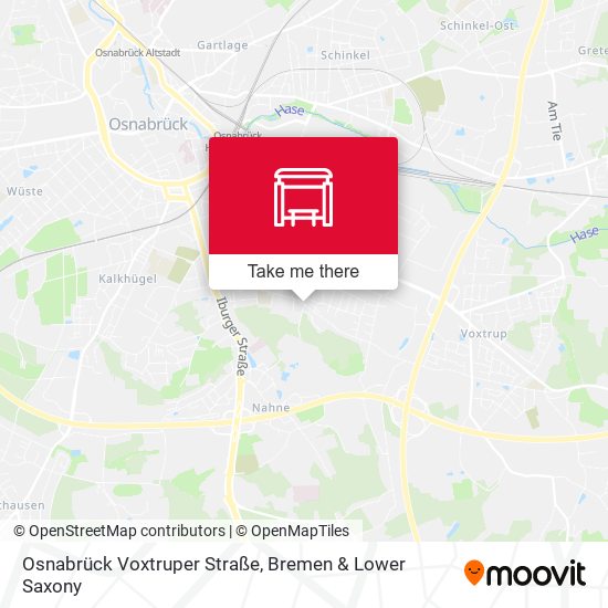 Osnabrück Voxtruper Straße map
