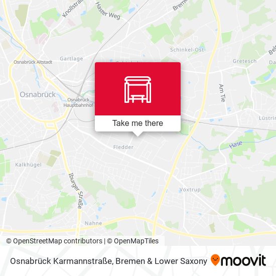 Osnabrück Karmannstraße map
