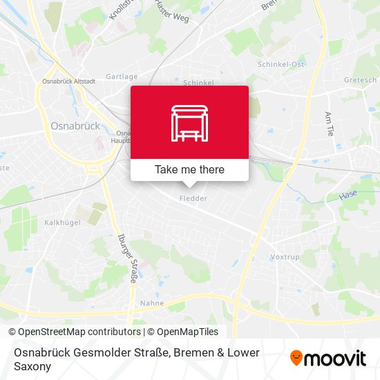 Osnabrück Gesmolder Straße map
