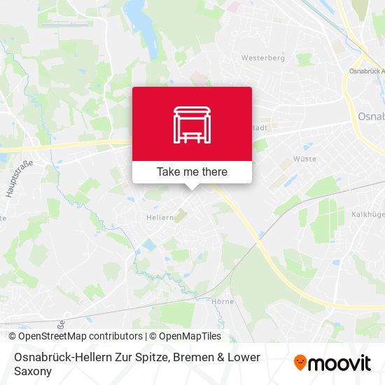 Osnabrück-Hellern Zur Spitze map