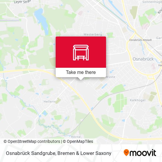 Osnabrück Sandgrube map