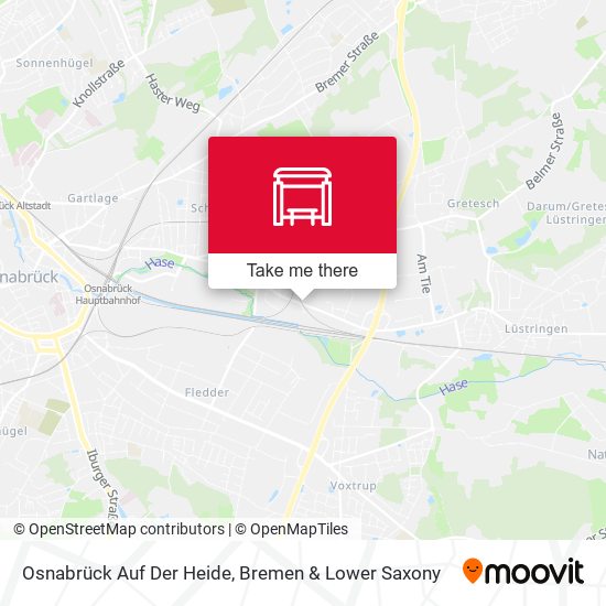 Osnabrück Auf Der Heide map