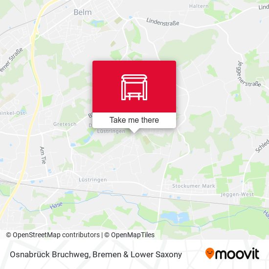 Osnabrück Bruchweg map