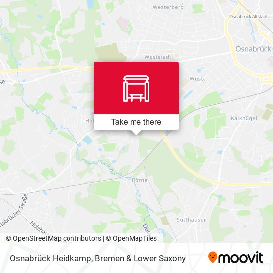 Osnabrück Heidkamp map