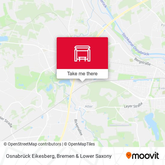Osnabrück Eikesberg map
