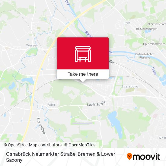 Osnabrück Neumarkter Straße map