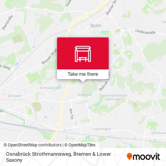 Osnabrück Strothmannsweg map