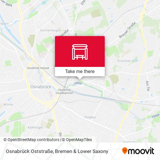 Osnabrück Oststraße map