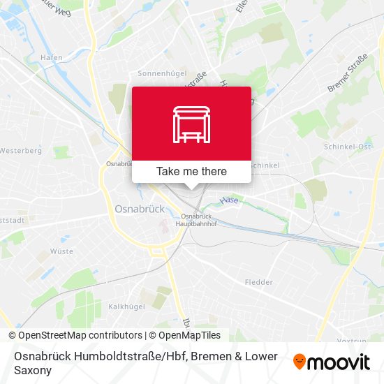 Osnabrück Humboldtstraße/Hbf map