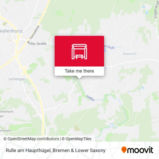 Rulle am Haupthügel map