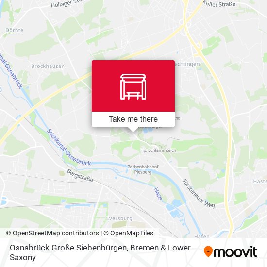 Osnabrück Große Siebenbürgen map