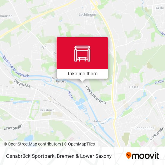 Osnabrück Sportpark map