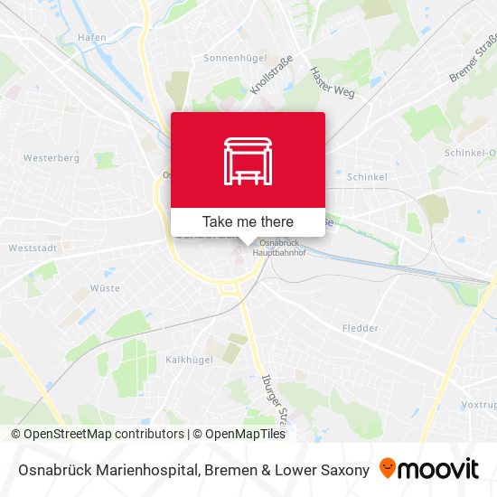 Osnabrück Marienhospital map