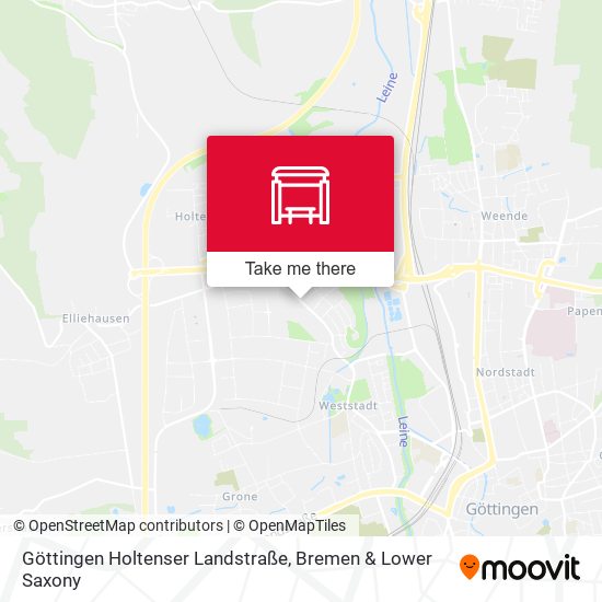 Göttingen Holtenser Landstraße map