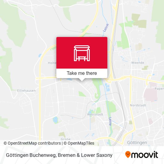 Göttingen Buchenweg map