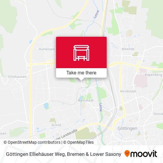Göttingen Elliehäuser Weg map
