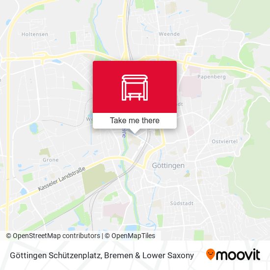 Göttingen Schützenplatz map