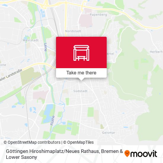 Göttingen Hiroshimaplatz / Neues Rathaus map