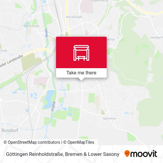 Göttingen Reinholdstraße map