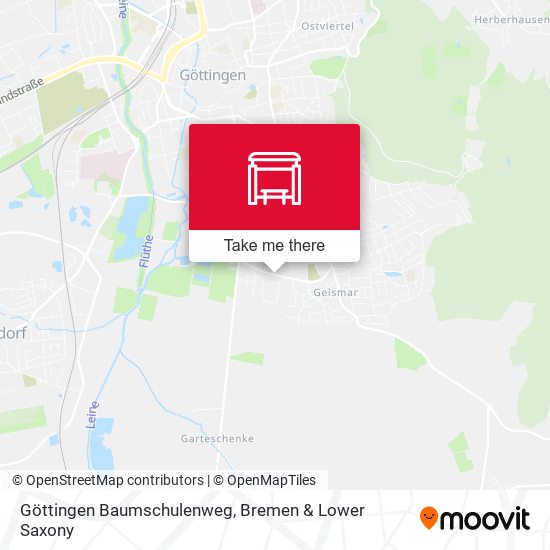Göttingen Baumschulenweg map