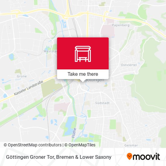 Göttingen Groner Tor map