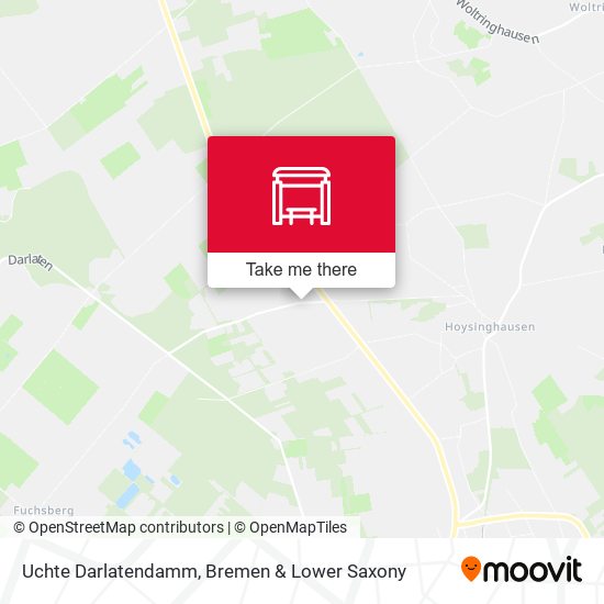 Uchte Darlatendamm map