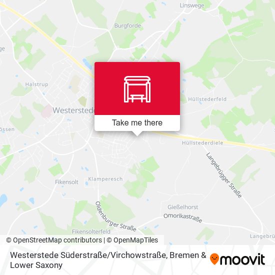 Westerstede Süderstraße / Virchowstraße map