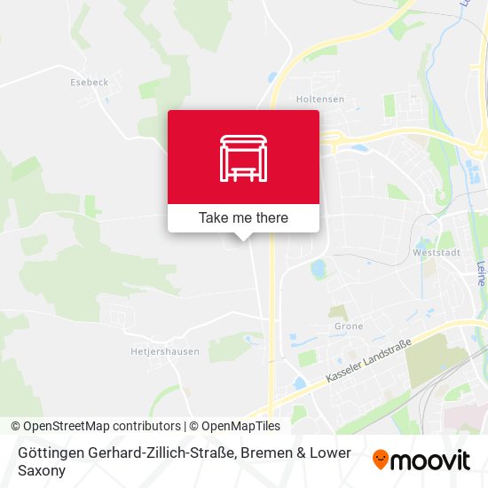 Göttingen Gerhard-Zillich-Straße map