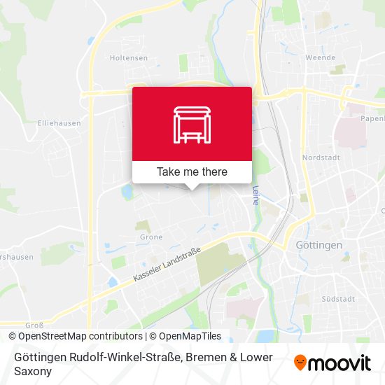 Göttingen Rudolf-Winkel-Straße map