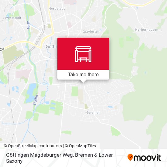 Göttingen Magdeburger Weg map