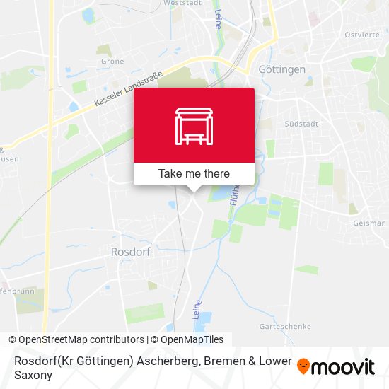 Rosdorf(Kr Göttingen) Ascherberg map