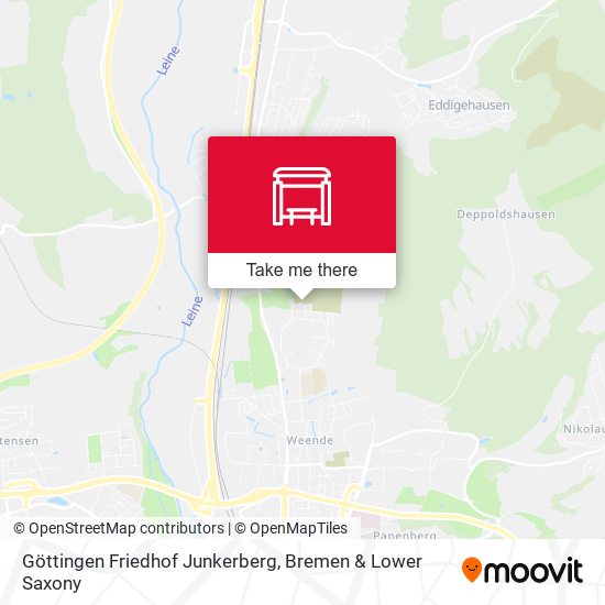 Göttingen Friedhof Junkerberg map