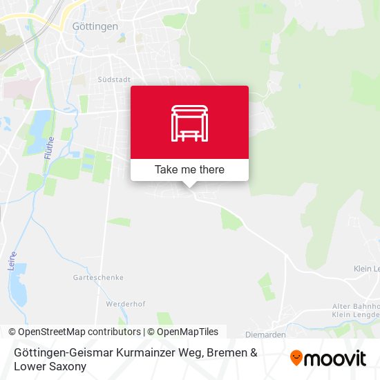 Göttingen-Geismar Kurmainzer Weg map