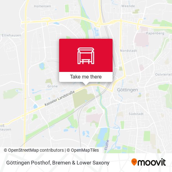 Göttingen Posthof map