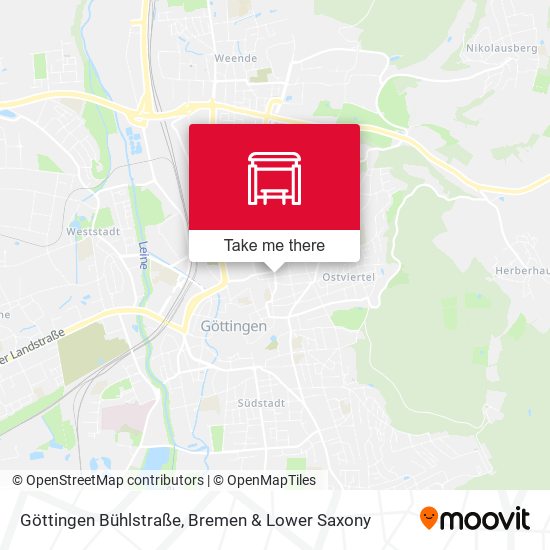Göttingen Bühlstraße map
