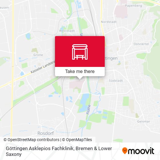 Göttingen Asklepios Fachklinik map