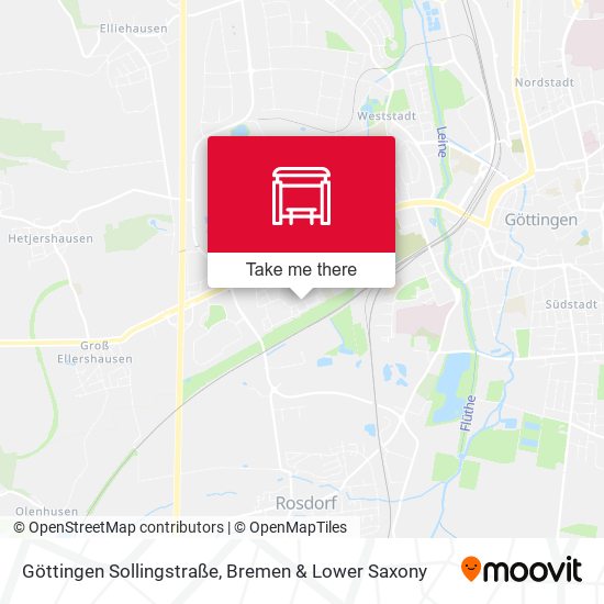 Göttingen Sollingstraße map