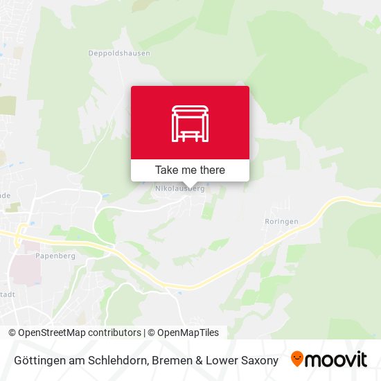 Göttingen am Schlehdorn map