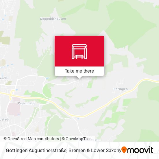 Göttingen Augustinerstraße map