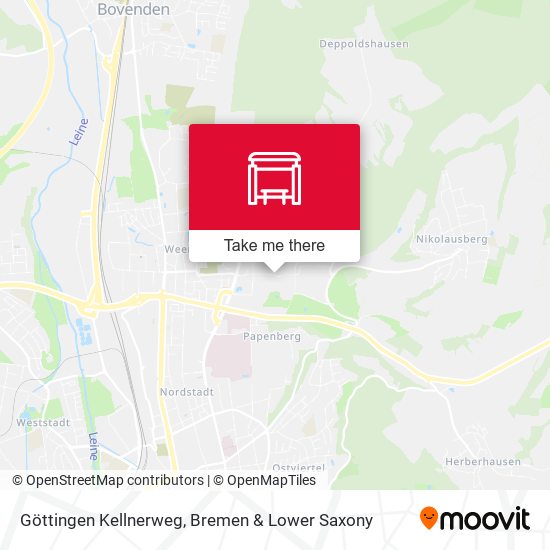 Göttingen Kellnerweg map