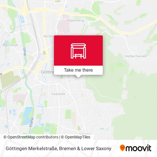 Карта Göttingen Merkelstraße