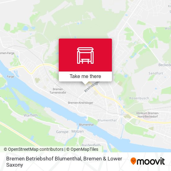 Bremen Betriebshof Blumenthal map