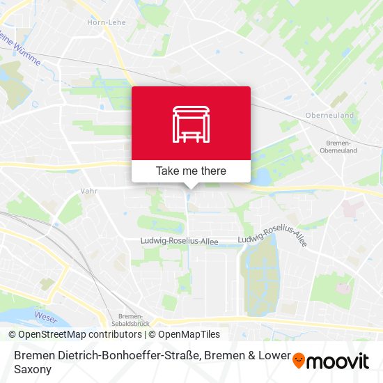 Bremen Dietrich-Bonhoeffer-Straße map