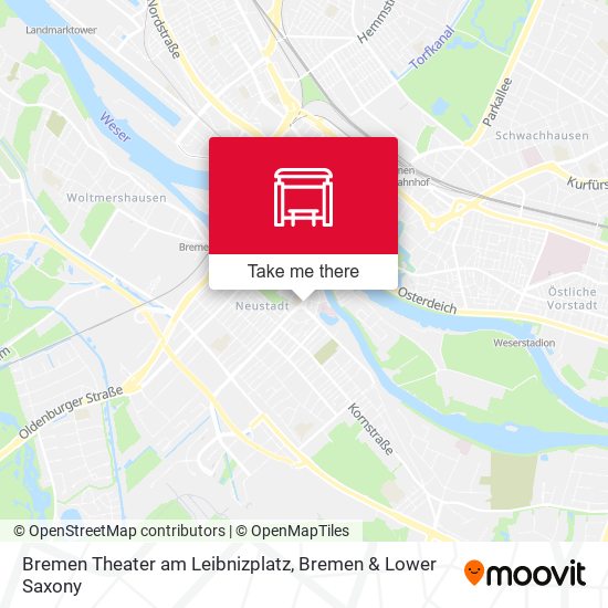 Bremen Theater am Leibnizplatz map