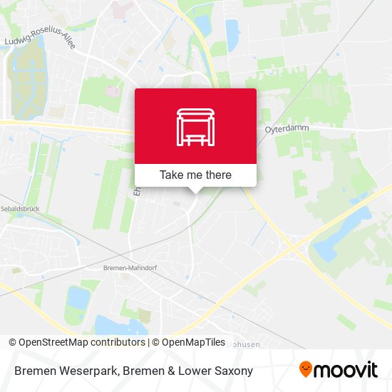 Bremen Weserpark map